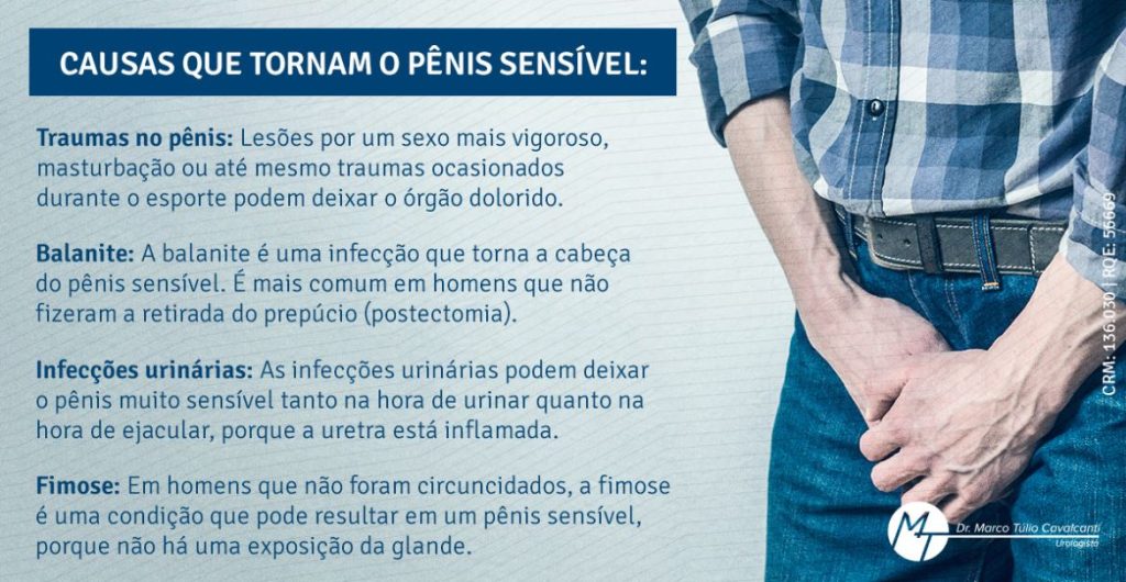 Oorzaken die de penis gevoelig maken Trauma aan de penis Verwondingen door meer krachtige seks, masturbatie of zelfs trauma veroorzaakt tijdens het sporten kunnen het orgel pijnlijk maken. Balanitis Balanitis is een infectie die de eikel van de penis gevoelig maakt. Het komt vaker voor bij mannen bij wie de voorhuid niet is verwijderd (postectomie). Urineweginfecties Urineweginfecties kunnen de penis erg gevoelig maken, zowel bij het plassen als bij het ejaculeren, omdat de plasbuis ontstoken is. Phimosis Bij mannen die niet zijn besneden, is phimosis een aandoening die kan leiden tot een gevoelige penis omdat de eikel niet wordt blootgesteld.